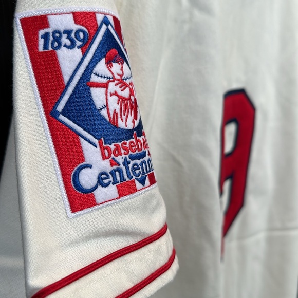 Ted Williams Boston Red Sox Mitchell & Ness 1939 Authentic MLB Jersey - Cream - Picture 10 of 11